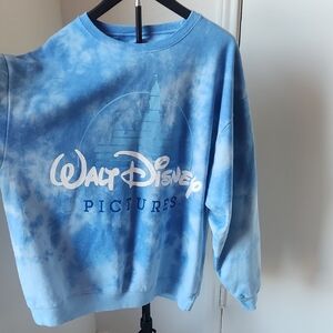 Walt Disney Pictures Blue Tie-dye Sweatshirt